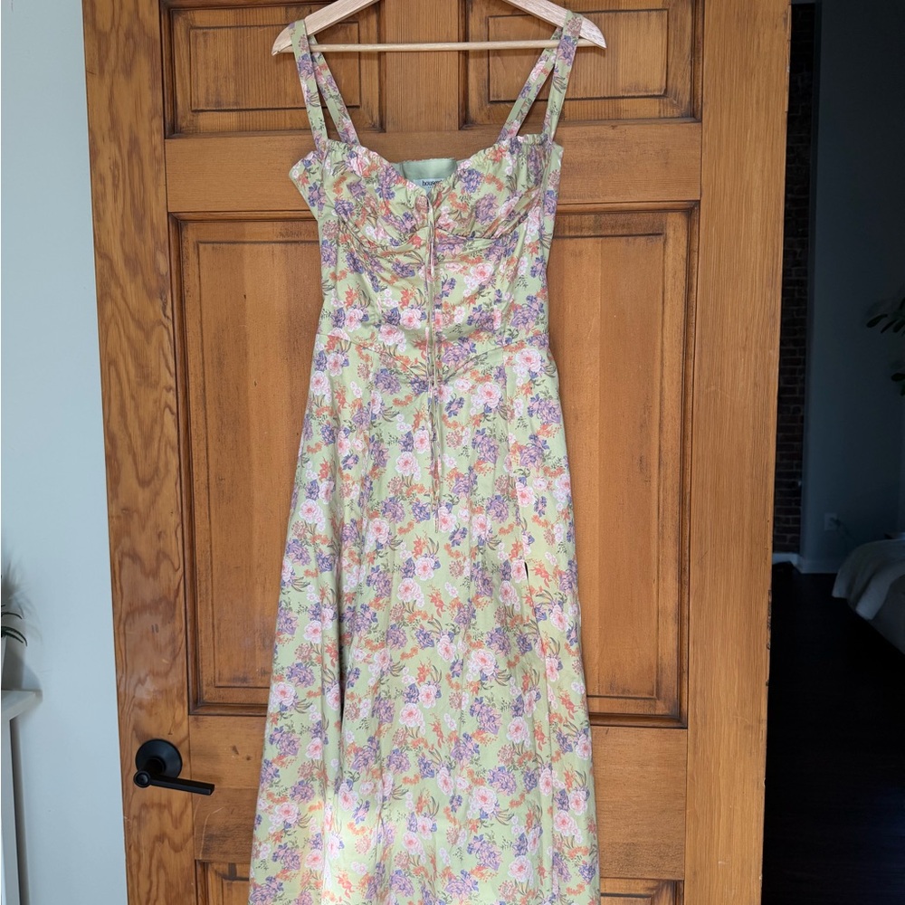 House of CB Carmen Peony Print Bustier Sundress